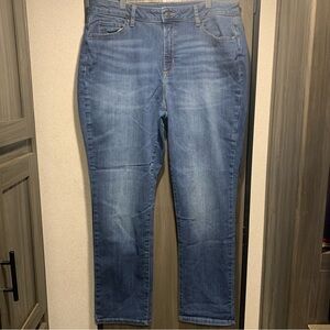 Sonoma Blue Jean Curvy Straight Size 18R